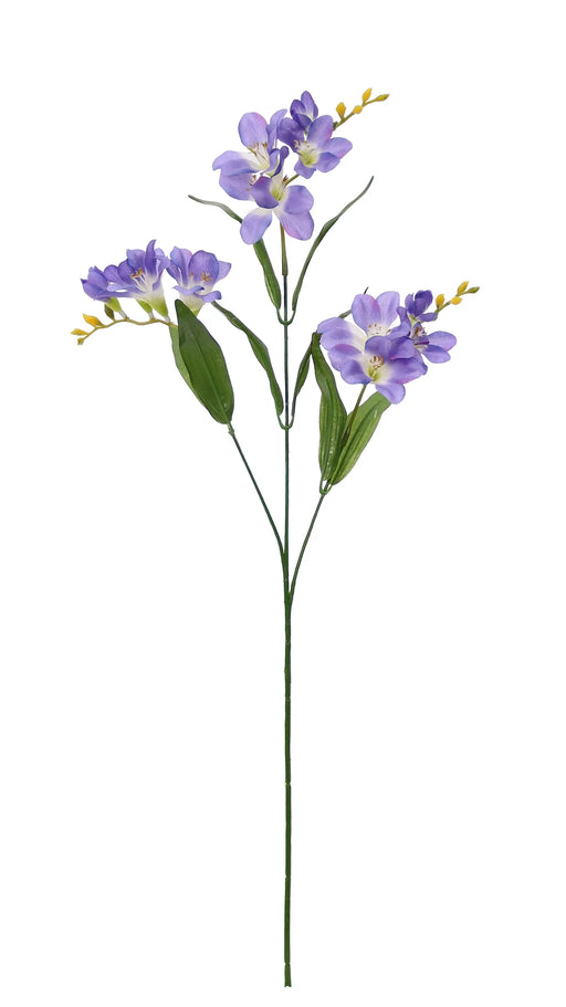 Artificial Freesia Spray x 73cm long - Purple