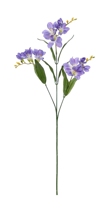Artificial Freesia Spray x 73cm long - Purple