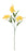 Artificial Freesia Spray x 73cm long - Yellow