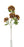 Hydrangea Spray - Yellow/Brown (88cm long with 4 heads)