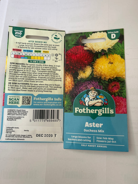 ASTER Duchess Mixed Seeds