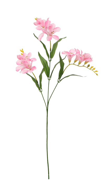 Artificial Freesia Spray x 73cm long - Pink