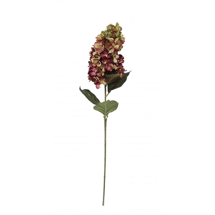 Artificial Panicled Hydrangea Stem x 75cm - Dark Pink