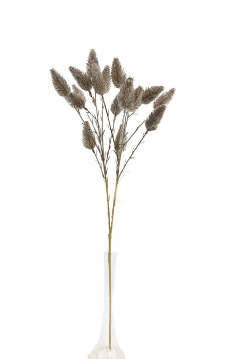 Artificial Tail Grass - 70cm long with 15 Heads - Brown