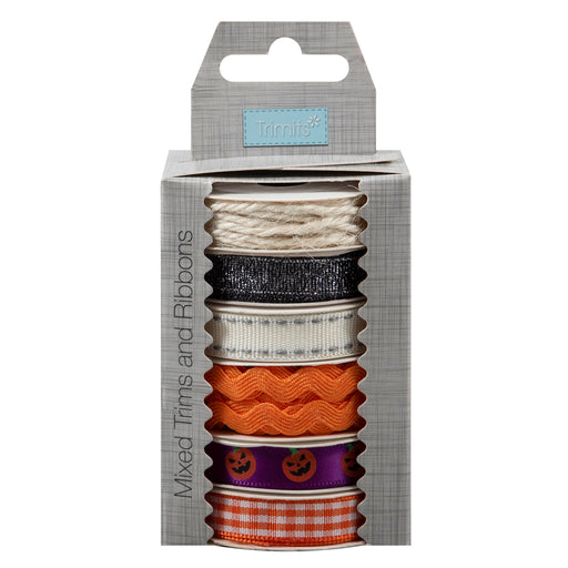 Autumn Ribbon Trim Bundle 2m per spool 6pcs