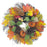 Autumn Leaves Wreath With Mini Pumpkins & Pinecones x 18inch/45cm