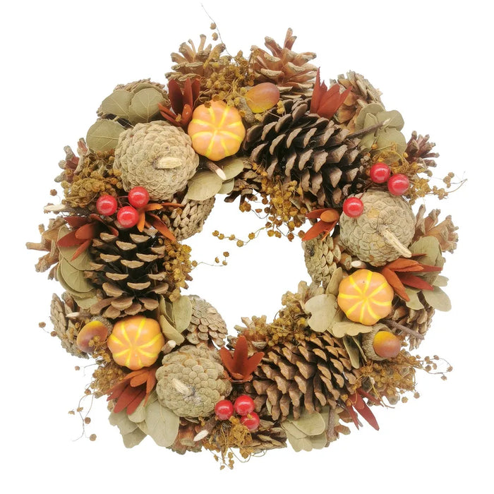 Autumn Wreath with Pumpkins - 30cm