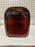 Burnt Amber Square Bubble Vase 18cm tall GL440202