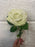 43cm Single stem diamond rose light green