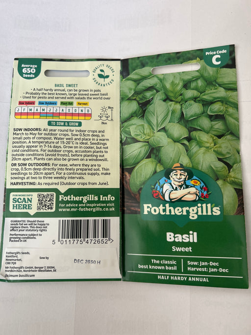 BASIL Sweet Seeds
