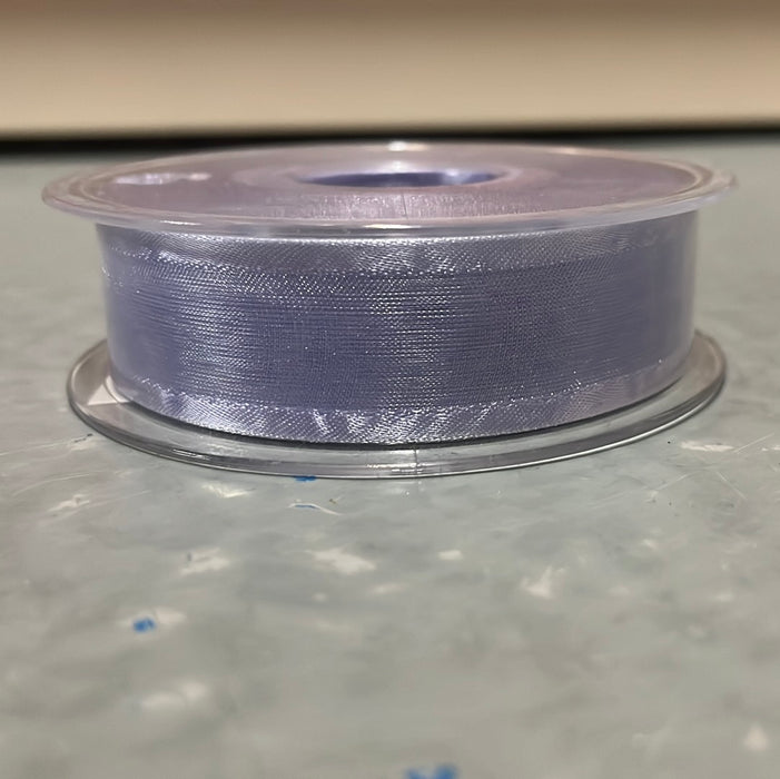 25mm satin edge organza - Lavender - 25 Metres