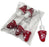Red Mushroom Picks - Red/White (7.5cm x 3.5cm, 12 pcs per pk)