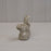 Beige Mottle Ceramic Squirrel Sitting on Acorn Decoration x H11.5cm