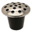 Black Grave Vase with Silver Lid x H10cm