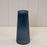 Blue Tall Ribbed Glass Vase Vintage Wedding Table Home Decor