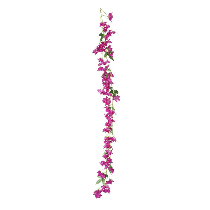 Bougainvillea Garland  x 185cm - Purple   
