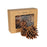 Box of 9 Dried Natural Pine Cones in Assorted Sizes and Shapes