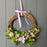Boxwood and Flower Wreath x 26cm