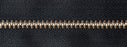 Brass Jeans Zip: 10cm: Black