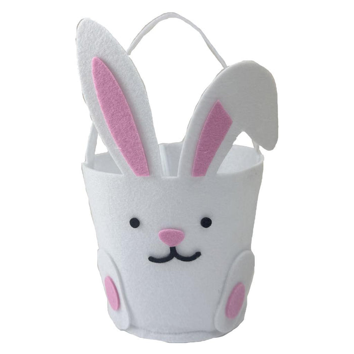 Bunny Felt Bag - H23cm - White