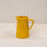 Burnt Yellow Ceramic Jug with Handle x 14cm