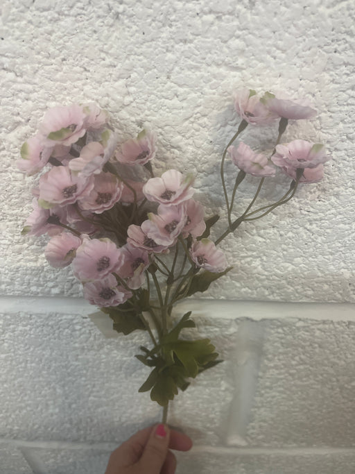 Single stem vintage mauve meadow flower 53cm