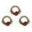 Robin Jute Wreath Stickers x 3
