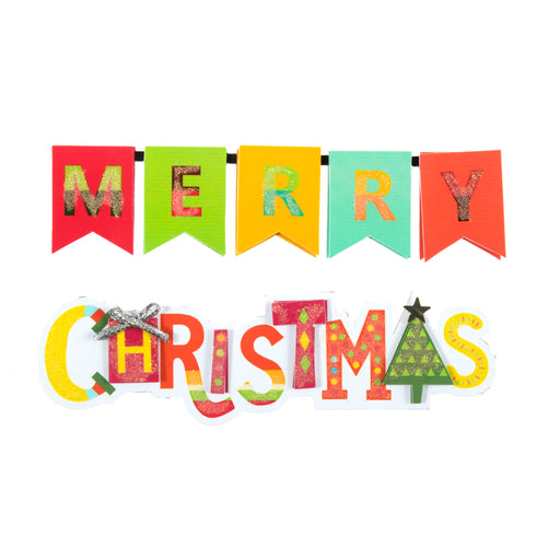 Merry Christmas Stickers -   Pack of 2