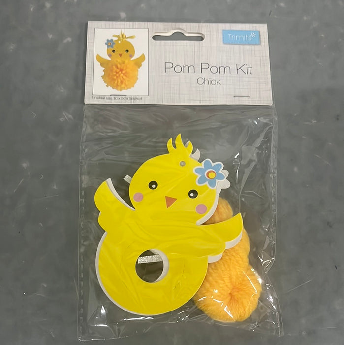 Chick Pom Pom Kit for Kids Crafts