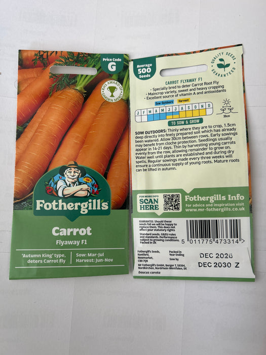 CARROT Flyaway F1 Seeds