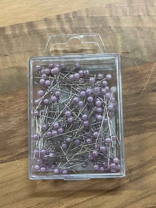 144 x 4 mm Pearl Head Pins - Lilac Lavender