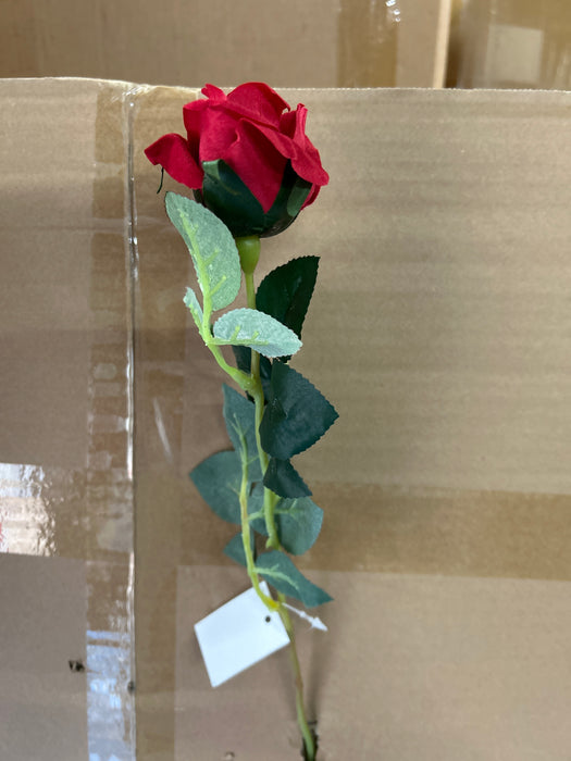 55cm Single Stem Red Rose