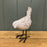 Glazed Ceramic Bird Ornament with Textured Detail  L9.5 x W7 x H14.5cm