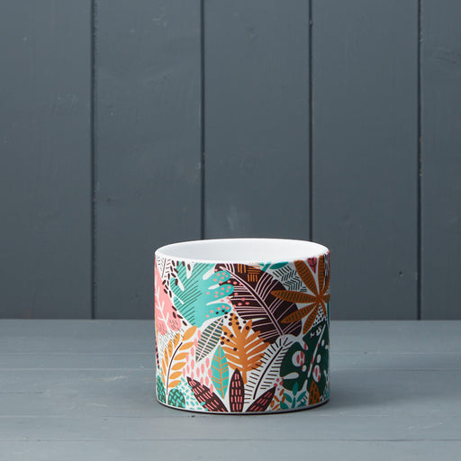 Amazon Leaf Ceramic Pot x 12cm