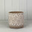 Neutral Cement Link Design Pot x Height 12cm