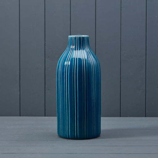 Blue Ceramic Vase 29cm