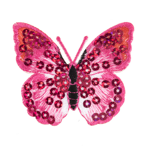 Motif -   Pink Sequin Butterfly