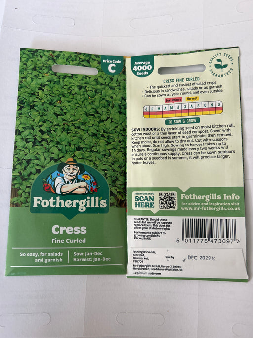 CRESS Seeds Fine Curled