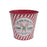 Candy Cane Tin Bucket 15 x13.5cm