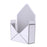Cardboard Envelope Flower Box Width 23cm - Pack of 10 - White/Silver