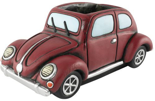 Cement Planter - Vintage Style Red Car - L26cm