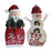 Christmas Wooden Ornament - One Selected at Random - Santa or Snowman