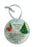 Christmas Robin Memorial Glass Hanger x 9cm - Brother