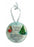 Christmas Robin Memorial Glass Hanger x 9cm - Husband