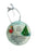 Christmas Robin Memorial Glass Hanger x 9cm - Nan