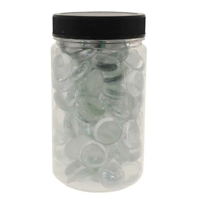 Clear Glass Nuggets In Jar - 500g