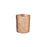 Crackle Votive - Metallic Rose Gold Glass- H8 x D7cm
