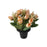 Cream Rose & Foliage Remembrance Grave Pot H10 x D13cm
