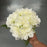 Carnation Flower Bouquet x 37cm - Ivory