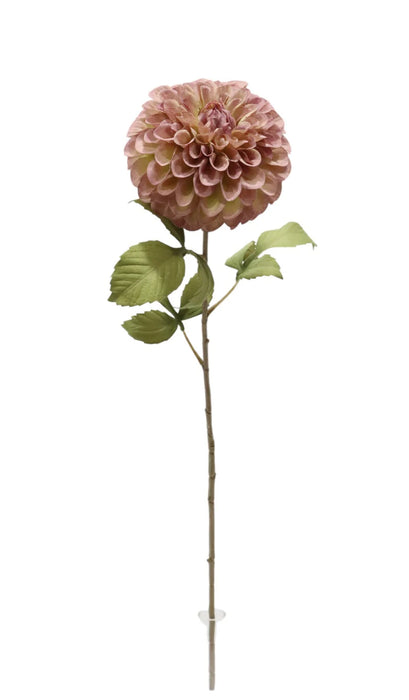 Dahlia Stem - Purple/Green  (74cm long, 14cm diameter)